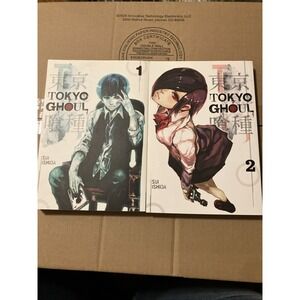 Tokyo Ghoul Vol 1 & 2 Manga Set Sui Ishida Viz Media Softcover English